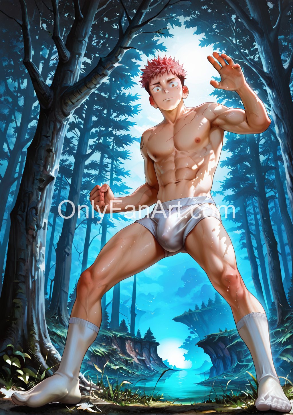 Yuji Itadori: Cursed Vessel in Action #1